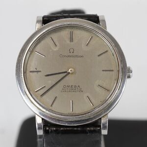 Damaged "used" Omega [omega] Constellation Automatic Winding Working Item Watch